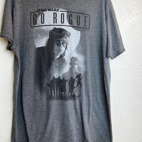 Star Wars Darth Vader & Rogue Graphic Short Sleeve T-Shirts Men's Size Large (2) - Picture 5 of 11